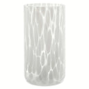 20 fl oz Tortoise Drinking Glass, White