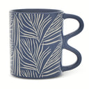 Thyme & Table Navy Leaf Mug