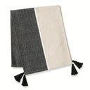 Thyme & Table Table Runner,Tan and Black, 14 x 72"