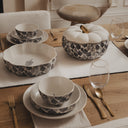 Thyme & Table Stoneware Soup Tureen, Red Leaf