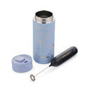 Thyme & Table 22 fl oz Stainless Steel Coffee Tumbler with Frother, Blue Zodiac