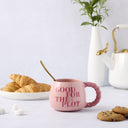 Thyme & Table 14.5 fl oz "Good for the Plot" Pink Stoneware Mug