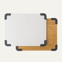 2-Piece 11"x14" Poly and Wood Cutting Board Set