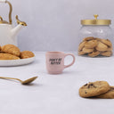 Thyme & Table 3 fl oz Pink "Don't Be Bitter" Stoneware Espresso Mug