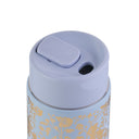 Thyme & Table 22 fl oz Stainless Steel Coffee Tumbler with Frother, Blue Floral
