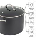15-Piece Cookware Pro Series Set Silver