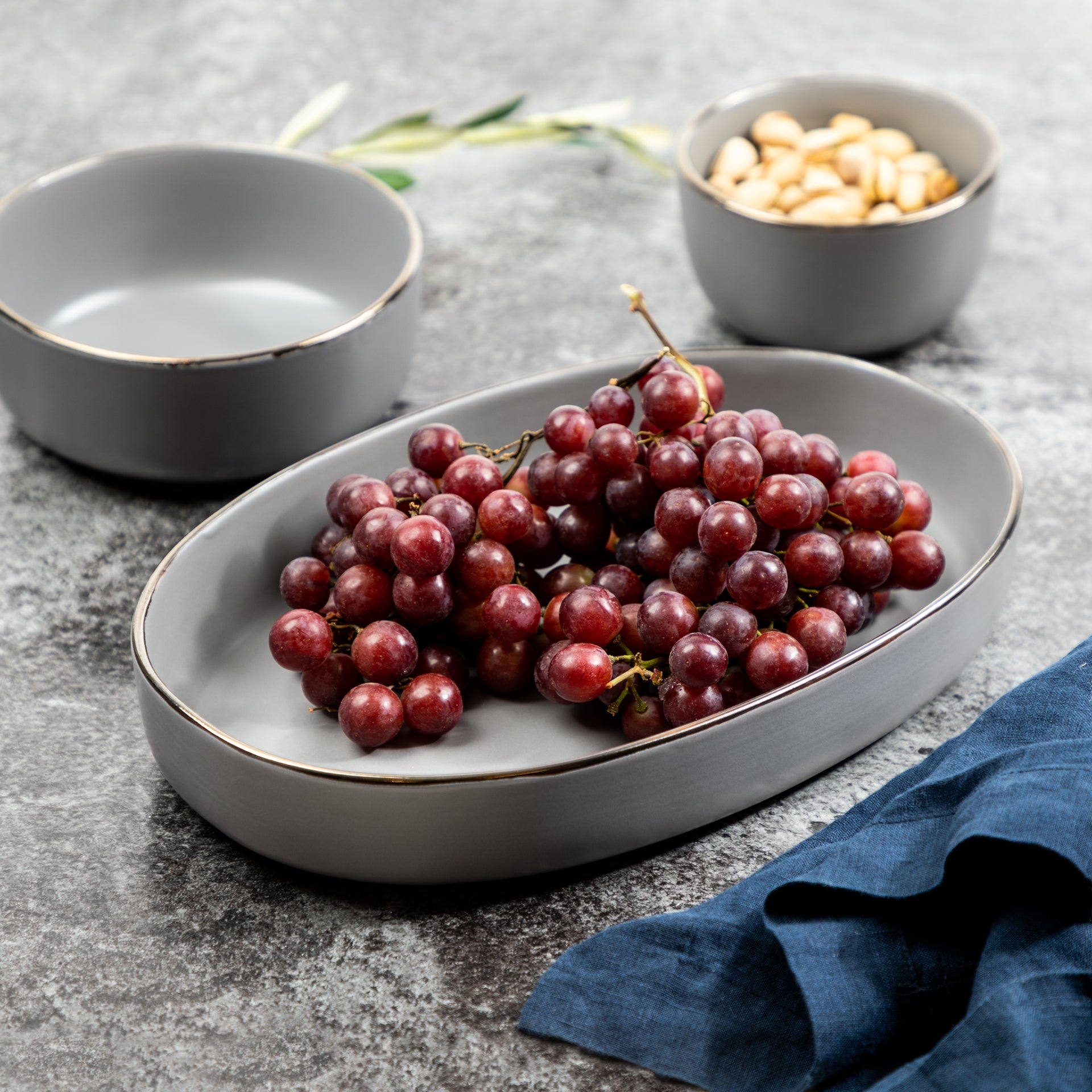 Ava Collection Oval Bowl