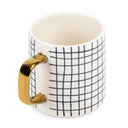 Triangle & Criss-Cross Mugs, Set of 4