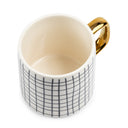 Triangle & Criss-Cross Mugs, Set of 4