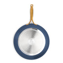 Blue 12-Inch Nonstick Fry Pan Ceramic Collection