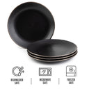 Onyx Salad Plate 4-Pc