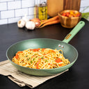 Green Granite Pan 12-In