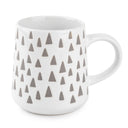 Triangle Print Mug, Set of 4