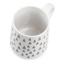Triangle Print Mug, Set of 4