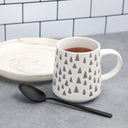 Triangle Print Mug, Set of 4