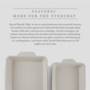2-Piece Rectangular Dot Cross Baker Set