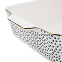 2-Piece Rectangular Dot Cross Baker Set