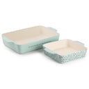 Green Rectangular & Square 2-Pc