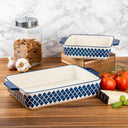 Blue Rectangular & Square 2-Pc