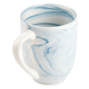 Blue Marble Coffee Mug, Set of 4