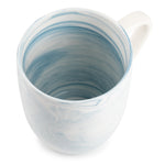 Blue Marble Coffee Mug, Set of 4