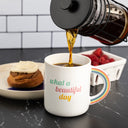 “What a Beautiful Day” Coffee Mug, Set of 4