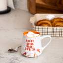 “You’re Doing Great Sweetie” Coffee Mug, Set of 4