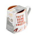 “You’re Doing Great Sweetie” Coffee Mug, Set of 4
