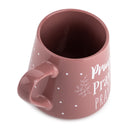 “Pray Pray Pray” Ceramic Coffee Mug, Set of 4