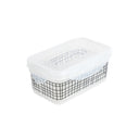 Floral Black Storage 16-Pc