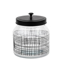 Glass Jar Geometric 3-Pc
