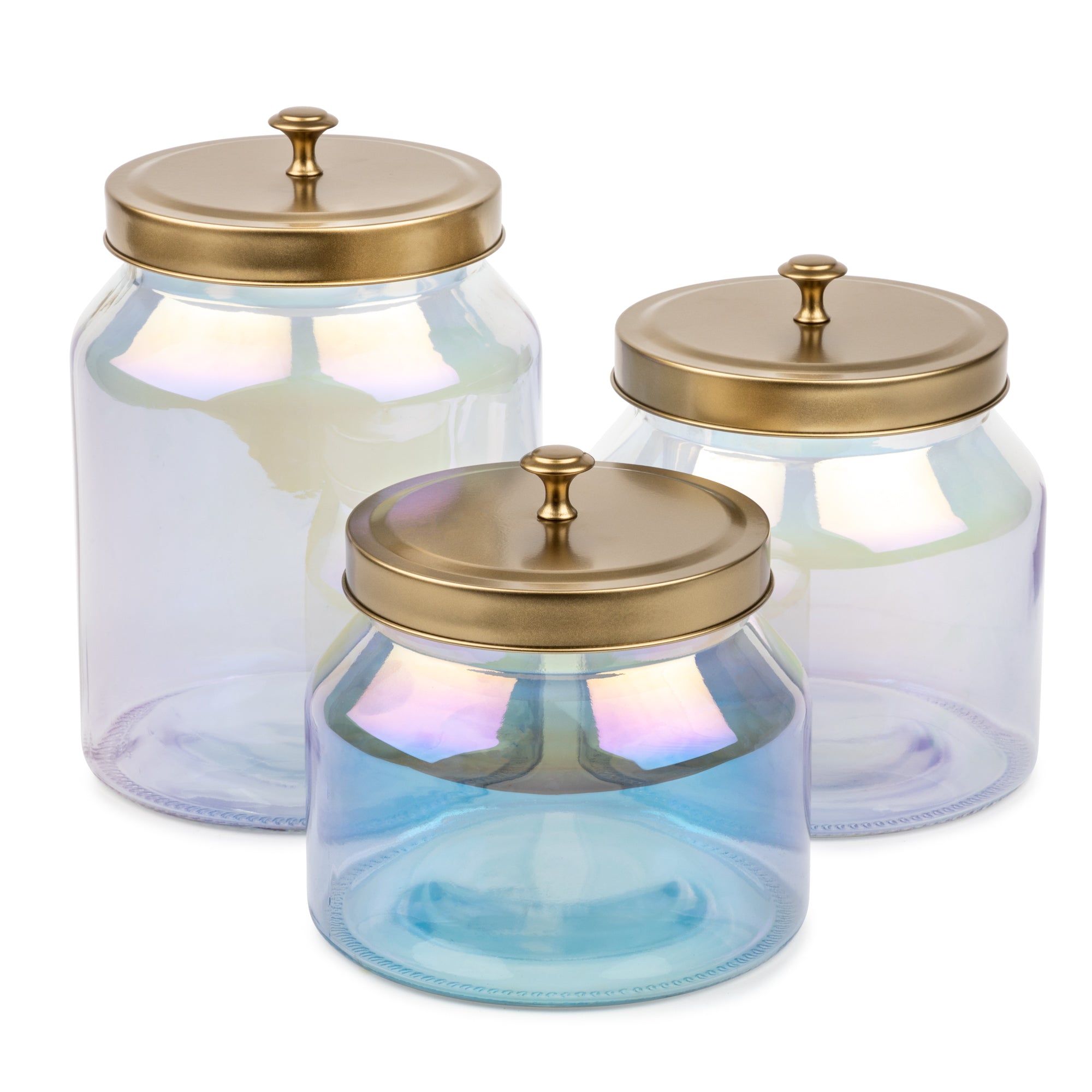 Glass Jar Rainbow 3-Pc – Thyme&Table