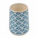 Ceramic Utensil Holder Heart Trellis Pattern