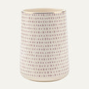 Ceramic Utensil Holder Dot Pattern