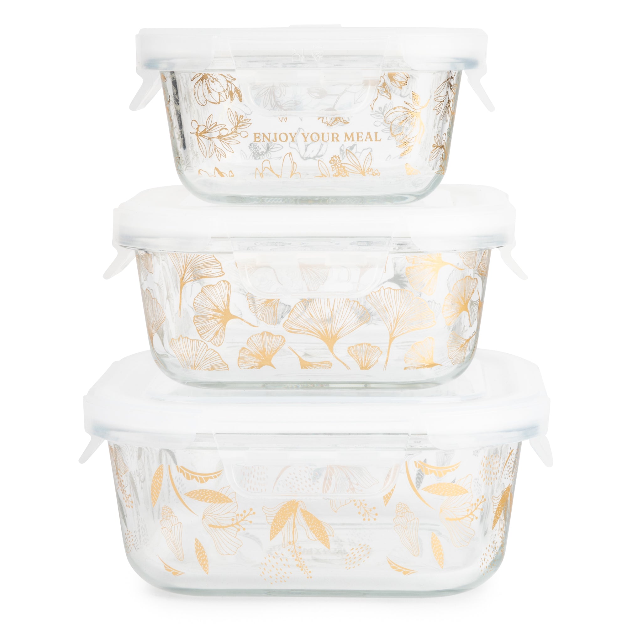 Thyme & Table Snap-Lock Food Storage Containers, Set of 5, 10