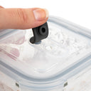 Snap-Lock Glass Storage Gold 6-Pc